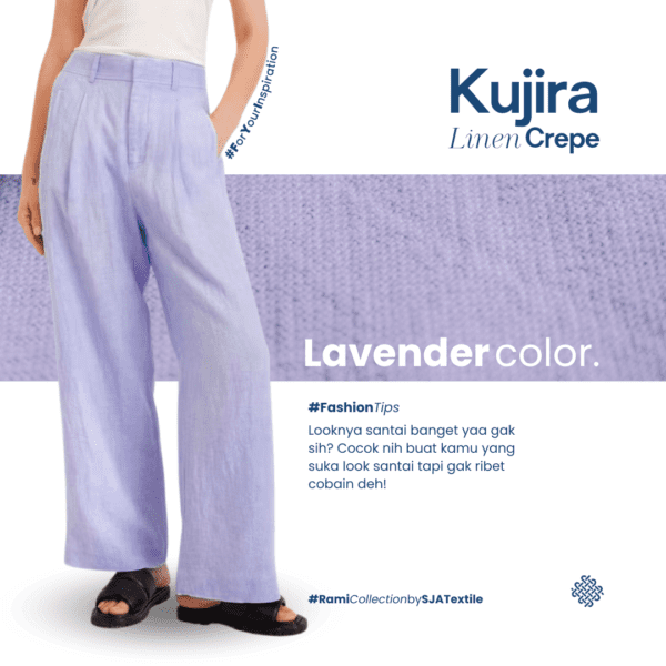 Kujira Linen Crepe - Gambar 5