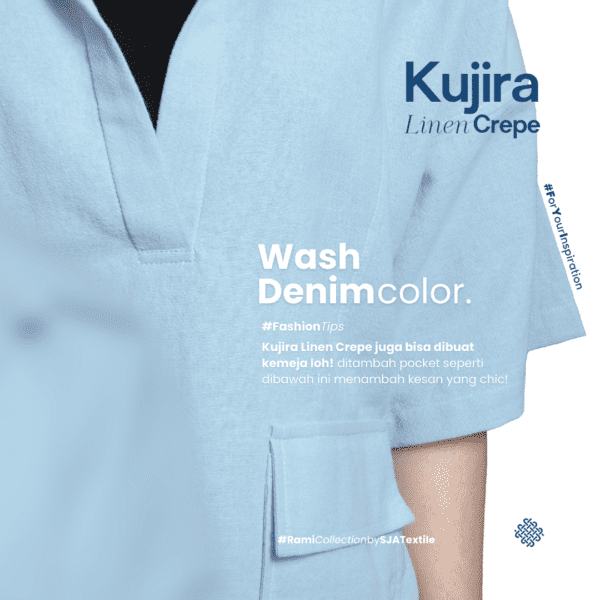 Kujira Linen Crepe - Gambar 3