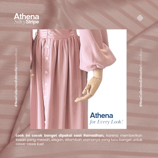 Athena Silky Stripe - Gambar 3