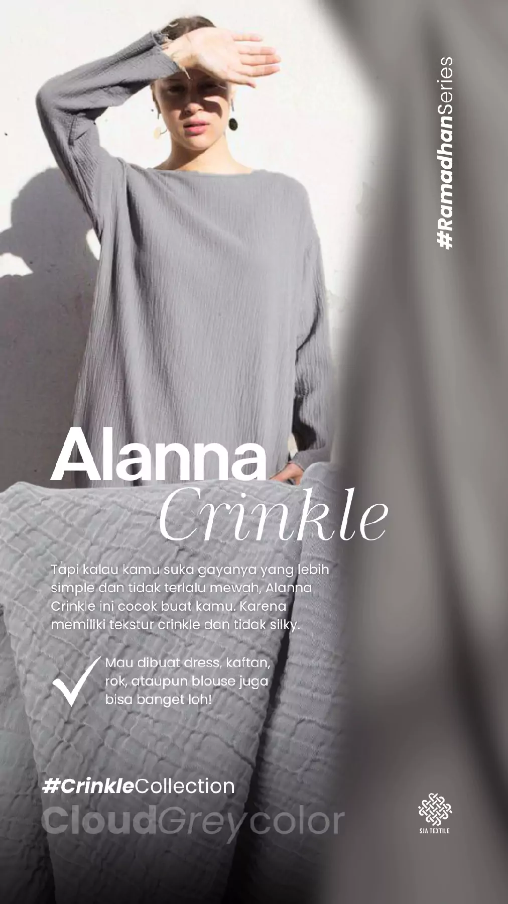 SJA Textile Toko Kain Terbaik Alanna Crinkle