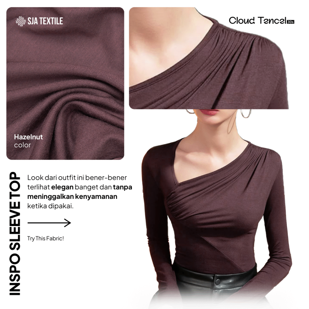 SJA Textile Toko Kain Terbaik di Bandung - Whatsapp Catalog - Cloud Tencel 30s