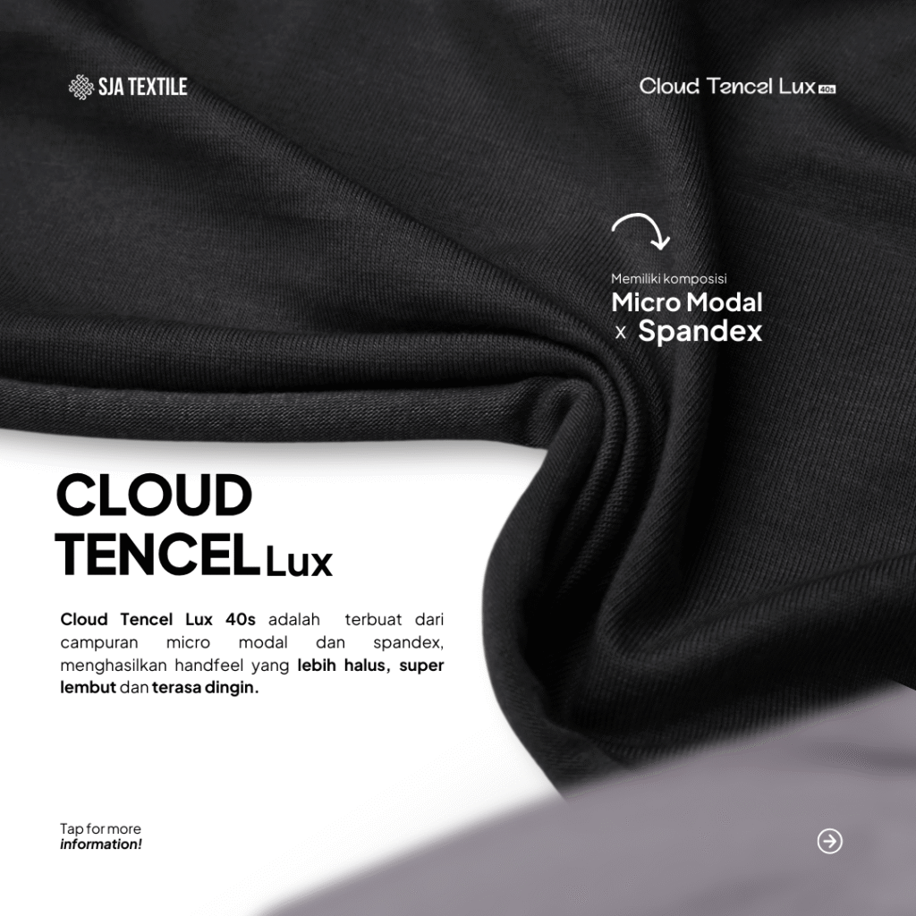 SJA Textile - Toko Kain Terbaik di Bandung - Cloud Tencel Lux 40s