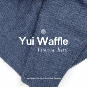 Yui Waffle Knit - Kain Knitting SJA Textile Toko Kain Bandung