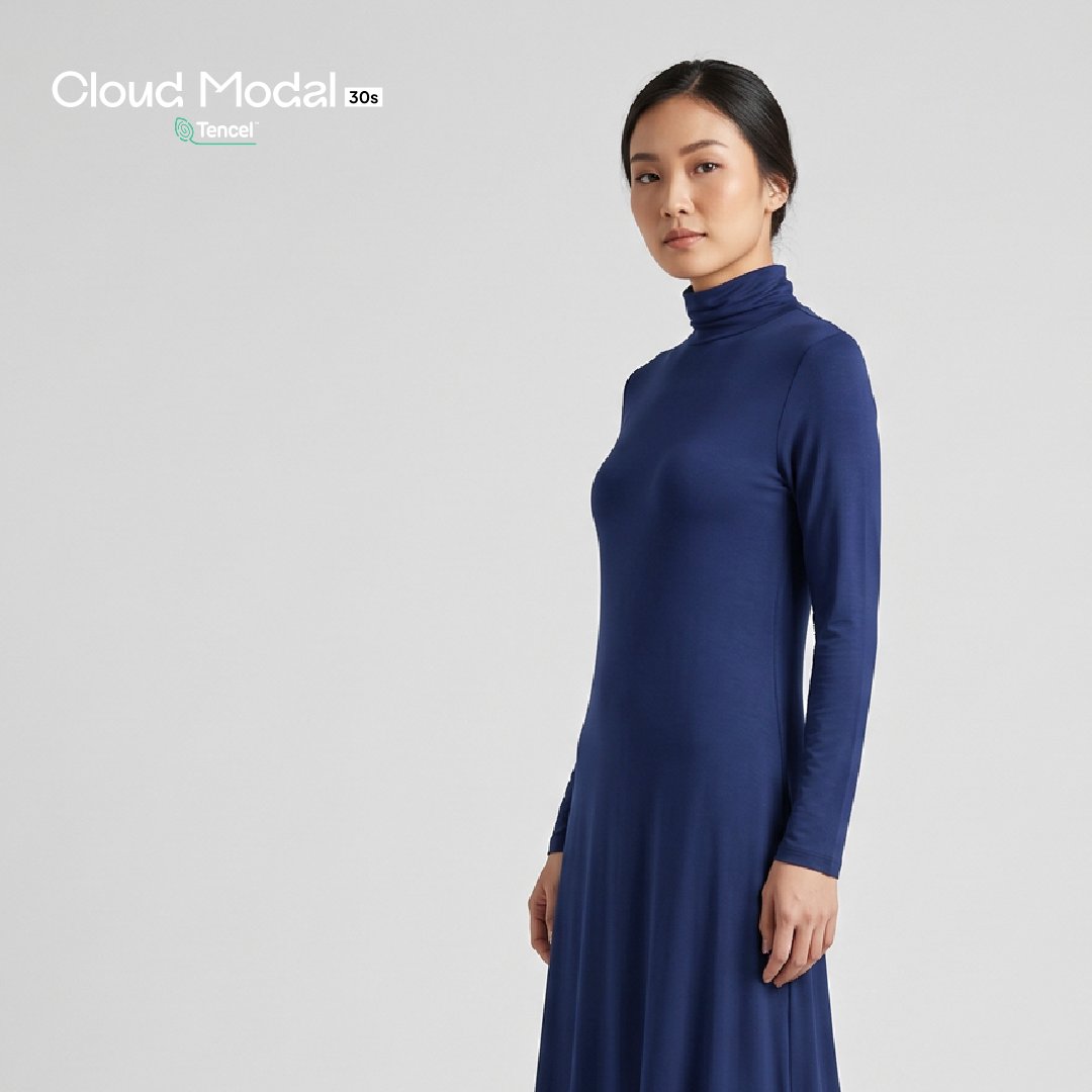 inner bahan tencel Cloud Modal 30s - Classic Navy - Toko Kain Bandung SJA Textile