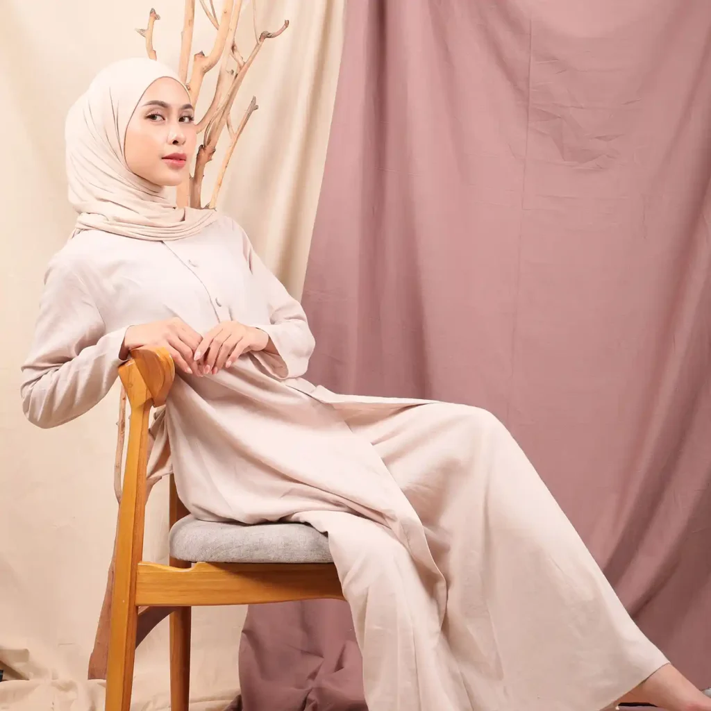 SJA Textile Toko Kain Terbaik di Bandung - Modestly Chic - Modest Wear - Qin 4