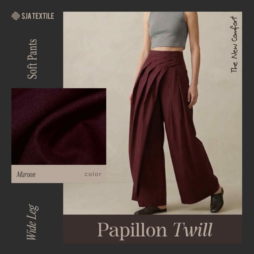 Bahan Katun Papillon Twill Toko Kain Bandung SJA Textile