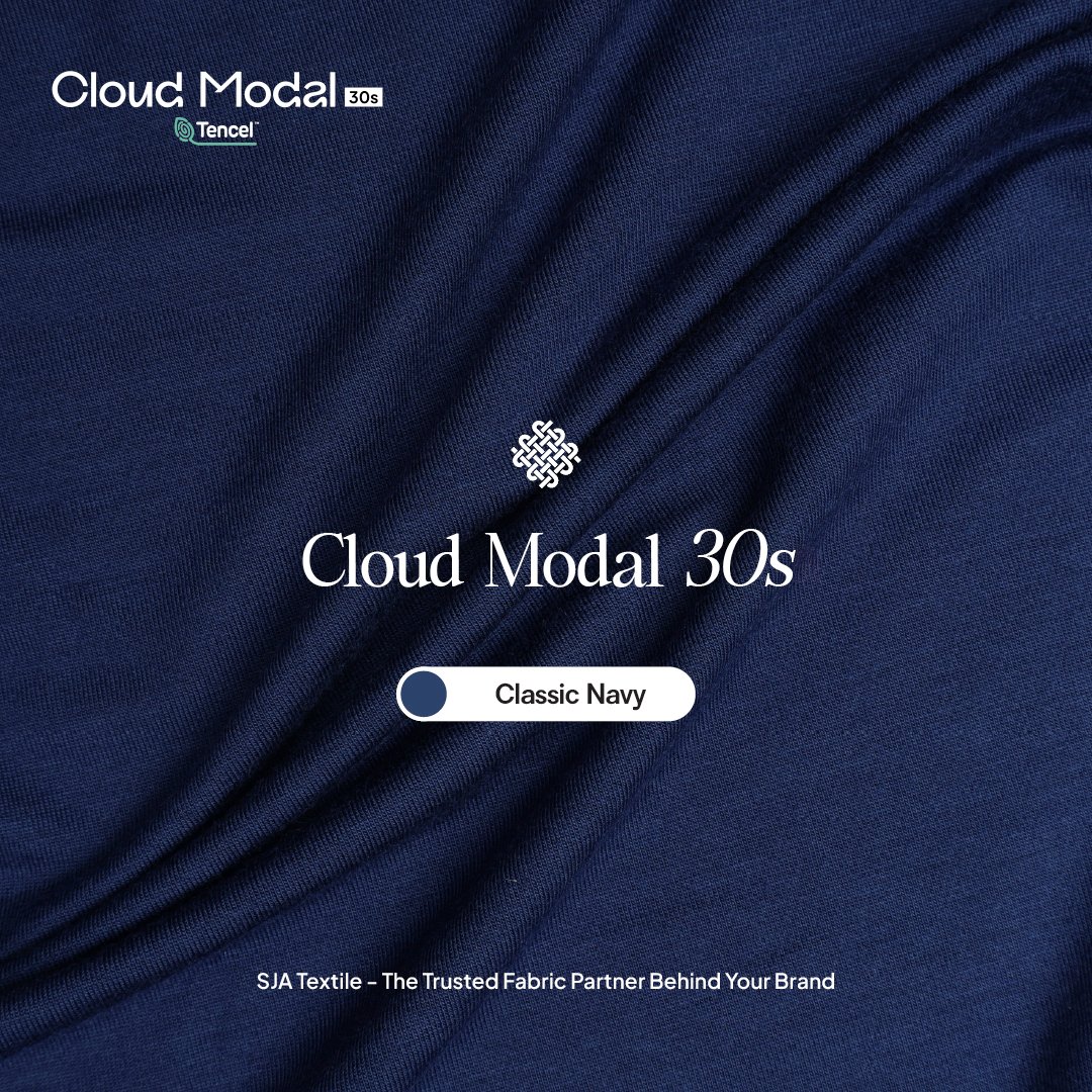 TENCEL Cloud Modal 30s - Classic Navy - Toko Kain Bandung SJA Textile