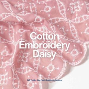 Cotton Embroidery Daisy