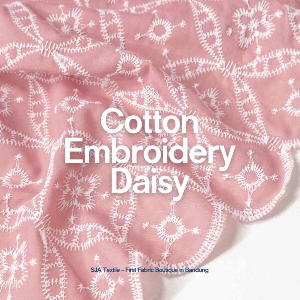 Cotton Embroidery Daisy