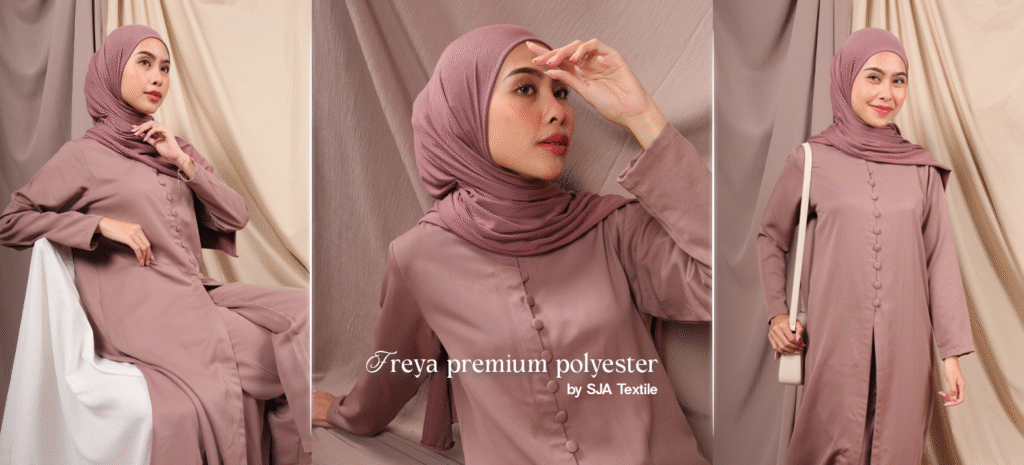 freya premium salah satu baju bahan polyester - sja textile - toko kain bandung