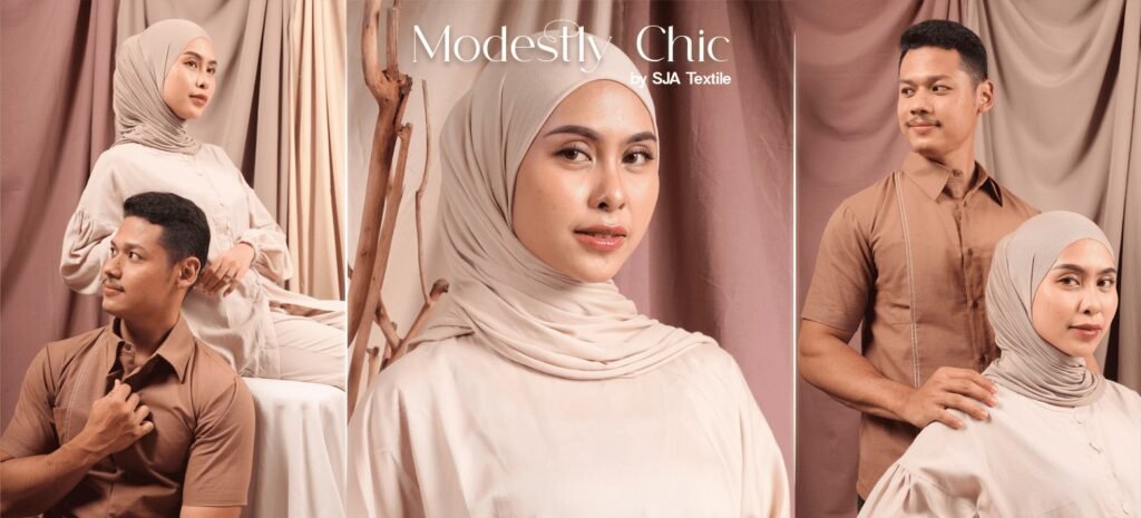 trend fashion terbaru modestly chic by sja textile