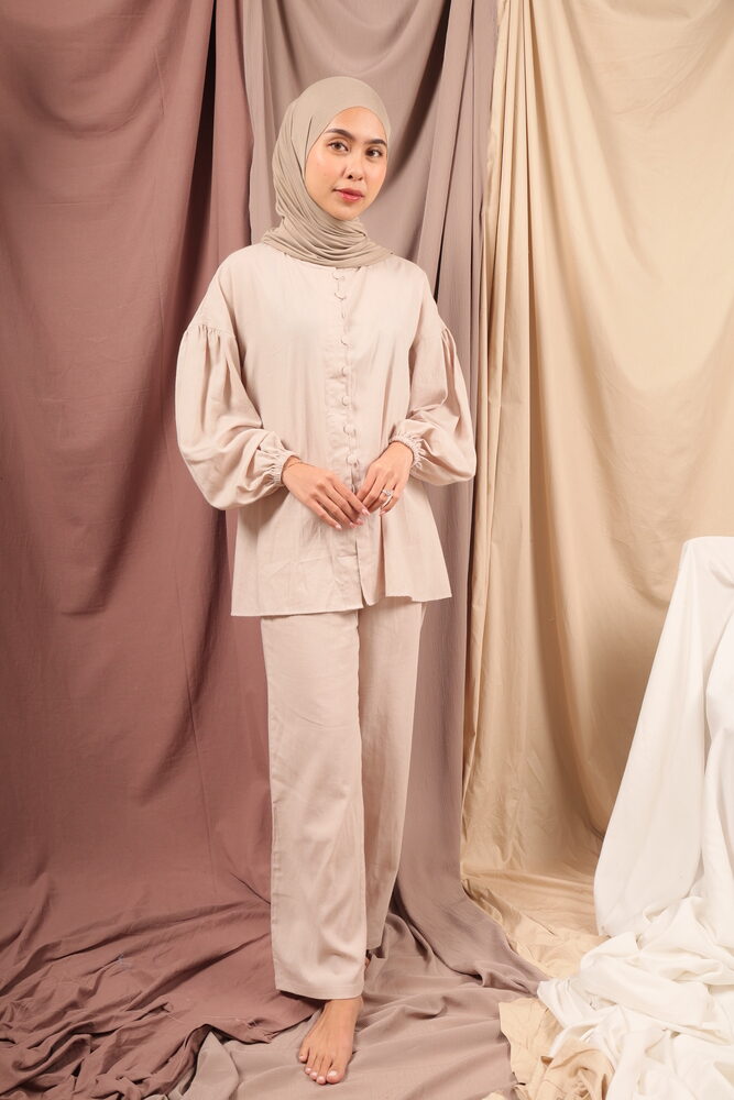 setelan cotton aina - sja textile toko kain bandung