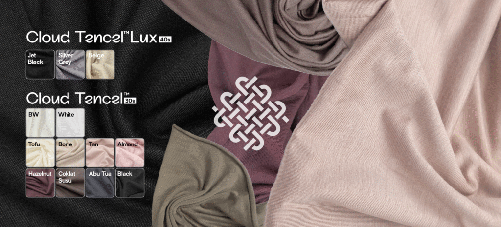 warna-warna kain tencel yg ada di SJA textile