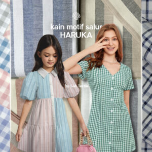 cari kain motif salur yang gak pasaran_ haruka fabric solusinya!