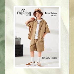 kain katun anak (papillon twill)