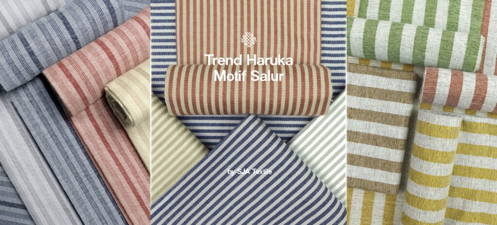 Motif Salur Lagi Hits, Ini Dia Koleksi Kain Haruka yang Bikin Gaya Makin Standout!