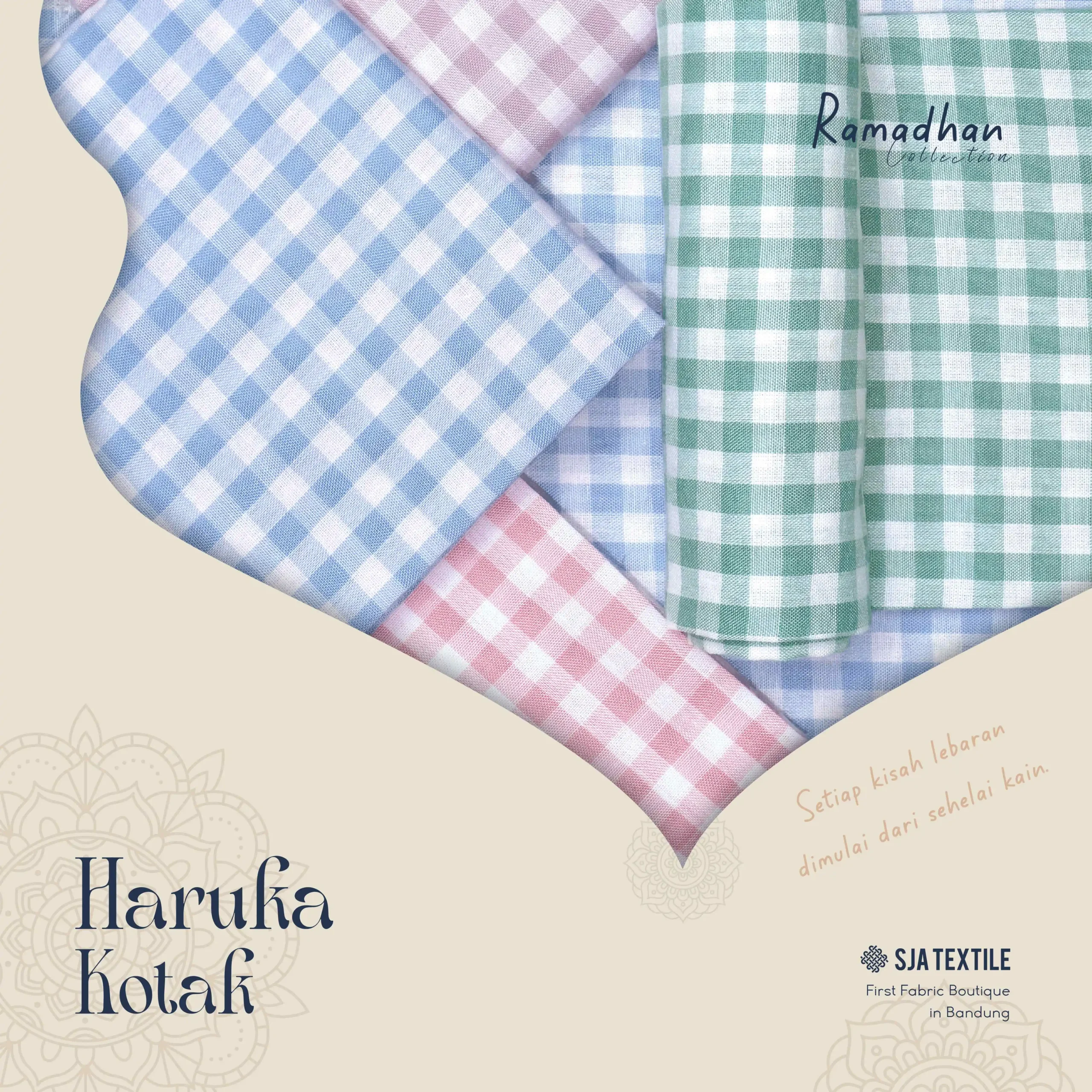 SJA Textile Toko Kain Terbaik di Bandung - Thumbnail Product Ramadhan Kisah Kain Lebaran Haruka Kotak