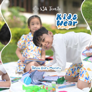 inspirasi model baju anak dari kain printing pakai couple printing - sja textile - toko kain terbaik