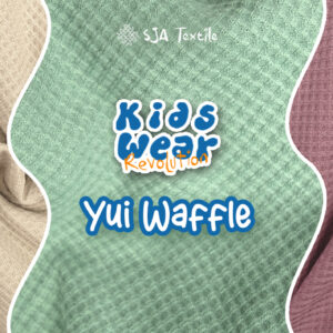 kids wear yui waffle - sja textile - toko kain terbaik