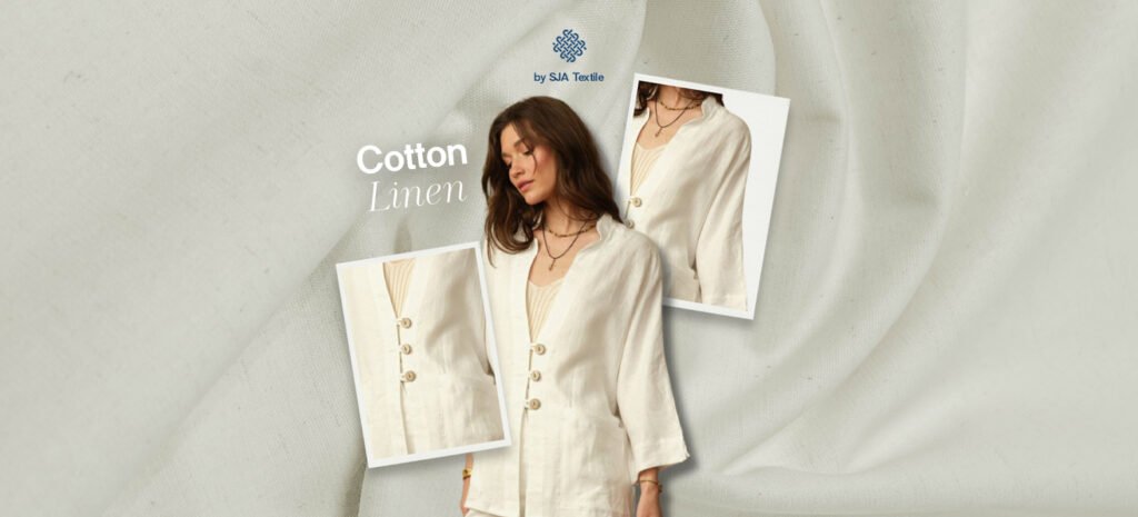 jenis kain cotton linen - sja textile toko kain terbaik
