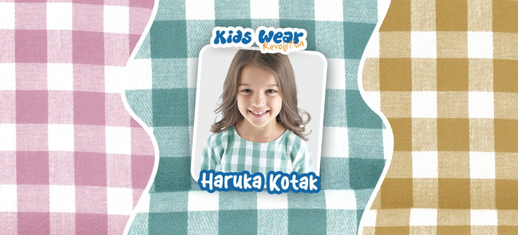 kids wear kain haruka kotak - sja textile toko kain terbaik