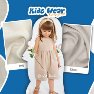 kids wear cotton aina kain katun adem nyaman ramah lingkungan - sja textile toko kain terbaik