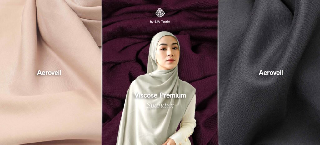pashmina viscose (viscose spandex premium dan aeroveil) - sja textile toko kain terbaik