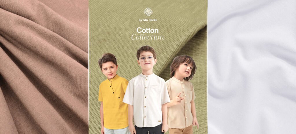 rekomendasi kain katun untuk kemeja anak - sja textile toko kain terbaik