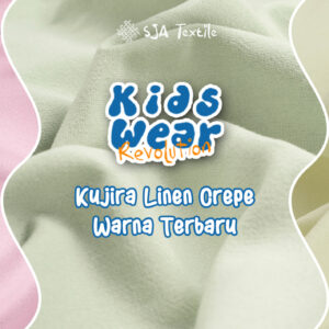 warna baru kain kujira linen crepe - sja textile toko kain terbaik