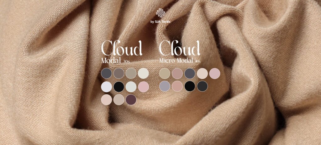 warna cloud modal dan modal micro tencel - sja textile toko kain terbaik