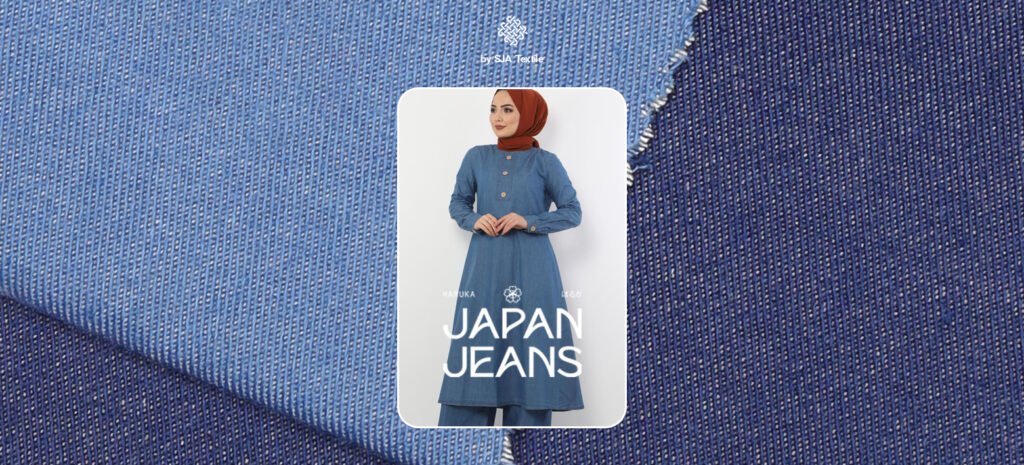 keunggulan kain jeanswest japan untuk lebaran - sja textile toko kain bandung