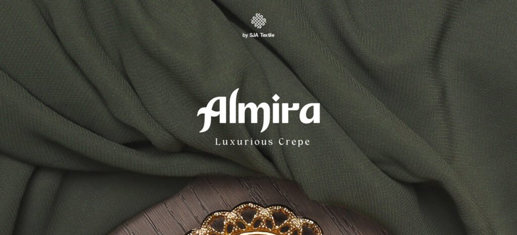mengenal almira luxurious crepe kain polyester premium terbaru utk lebaran - sja textile toko kain terbaik di bandung