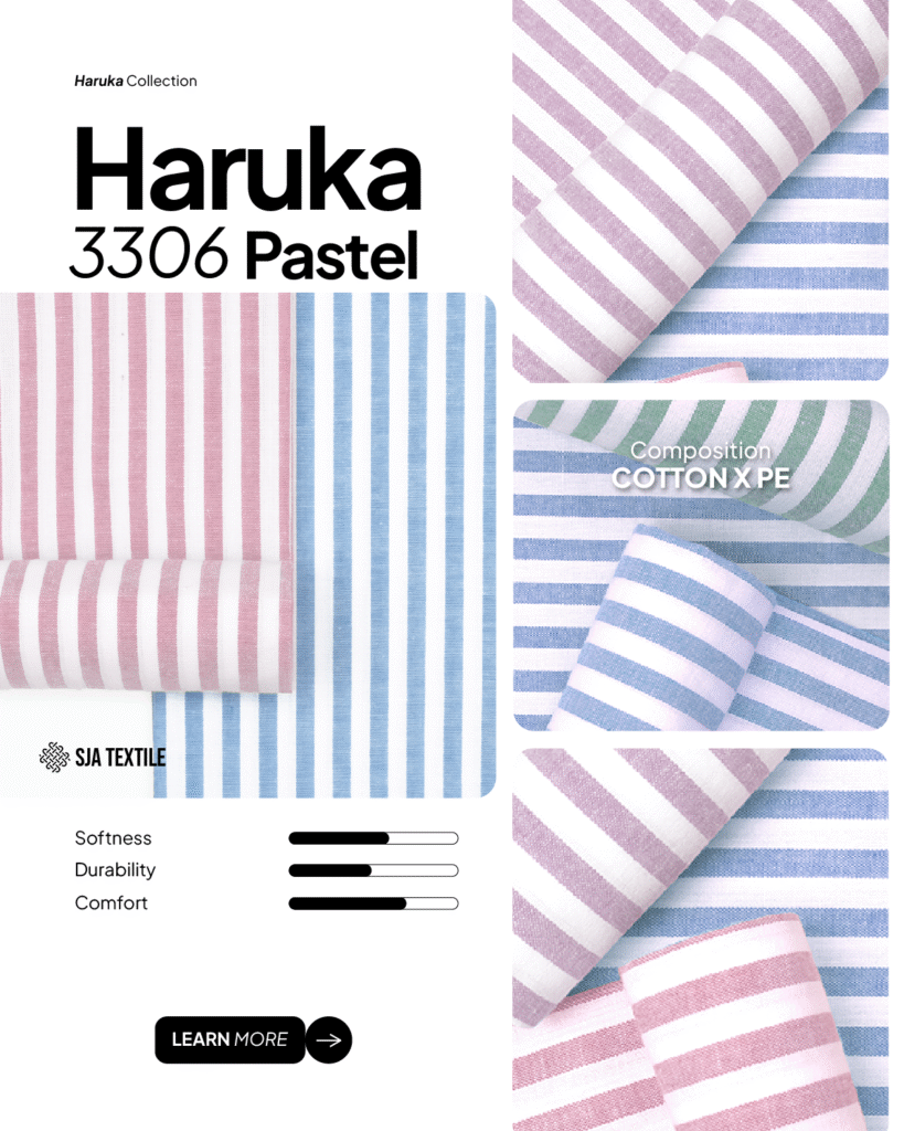 SJA Textile Toko Kain Terbaik di Bandung - Slide 2 - Haruka 3306 Pastel