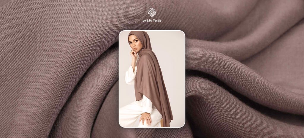 bahan hijab pashmina paling nyaman- aeroveil SJA Textile toko kain bandung