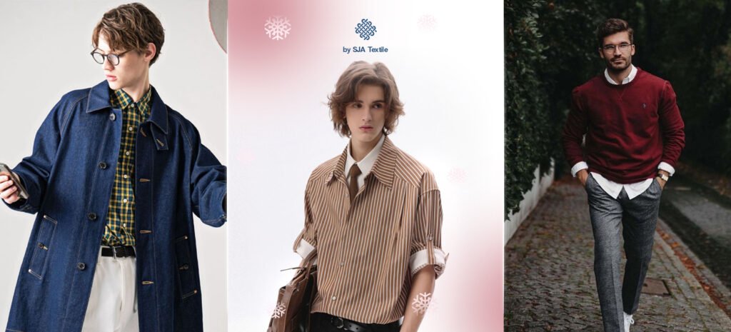 mix n match baju natal pria sja textile toko kain bandung