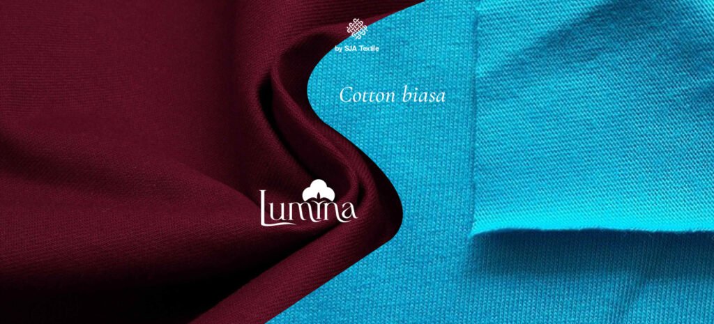 perbedaan cotton lumina dengan katun lain - sja textile toko kain bandung