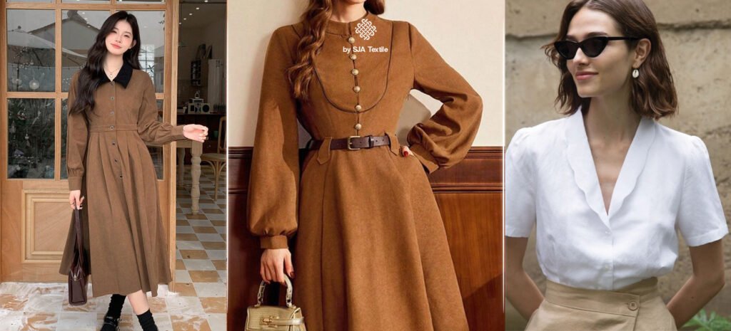 trend baju natal pakai kain katun poplin papillon - sja textile toko kain bandung