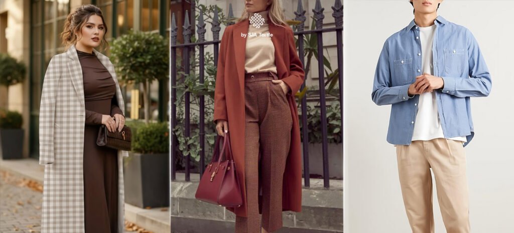 Cara Memadukan Warna Earthy untuk Outfit Natal agar Tetap Stylish - SJA Textile Toko Kain Bandung