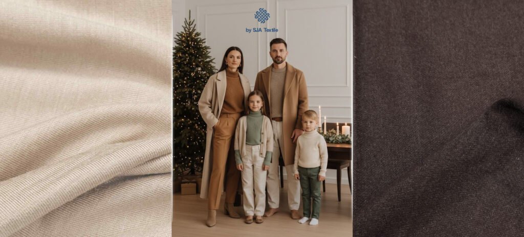 Kenapa Warna Hangat Jadi Tren Baju Natal Tahun Ini - SJA Textile Toko Kain Bandung
