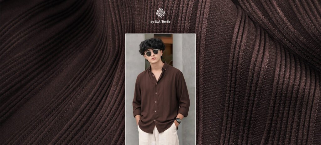 bahan kemeja pria premium untuk lebaran - wavera - sja textile toko kain bandung