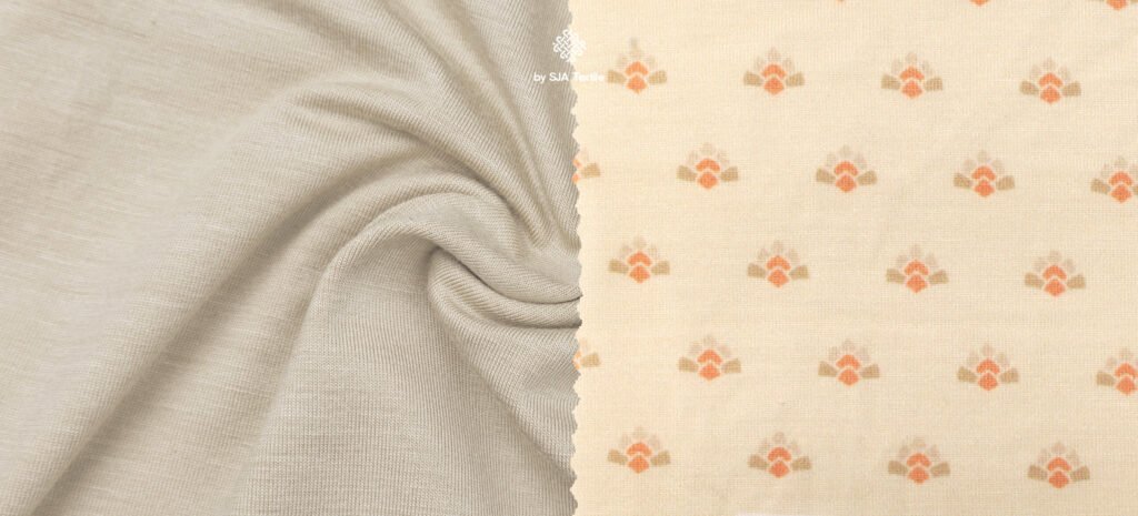 kain modal dijadikan printing hasilnya gimana