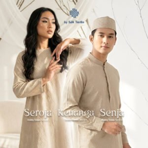 Inspirasi Outfit Cotton Dobby - Bahan Baju Sarimbit Keluarga di SJA Textile Toko Kain Bandung