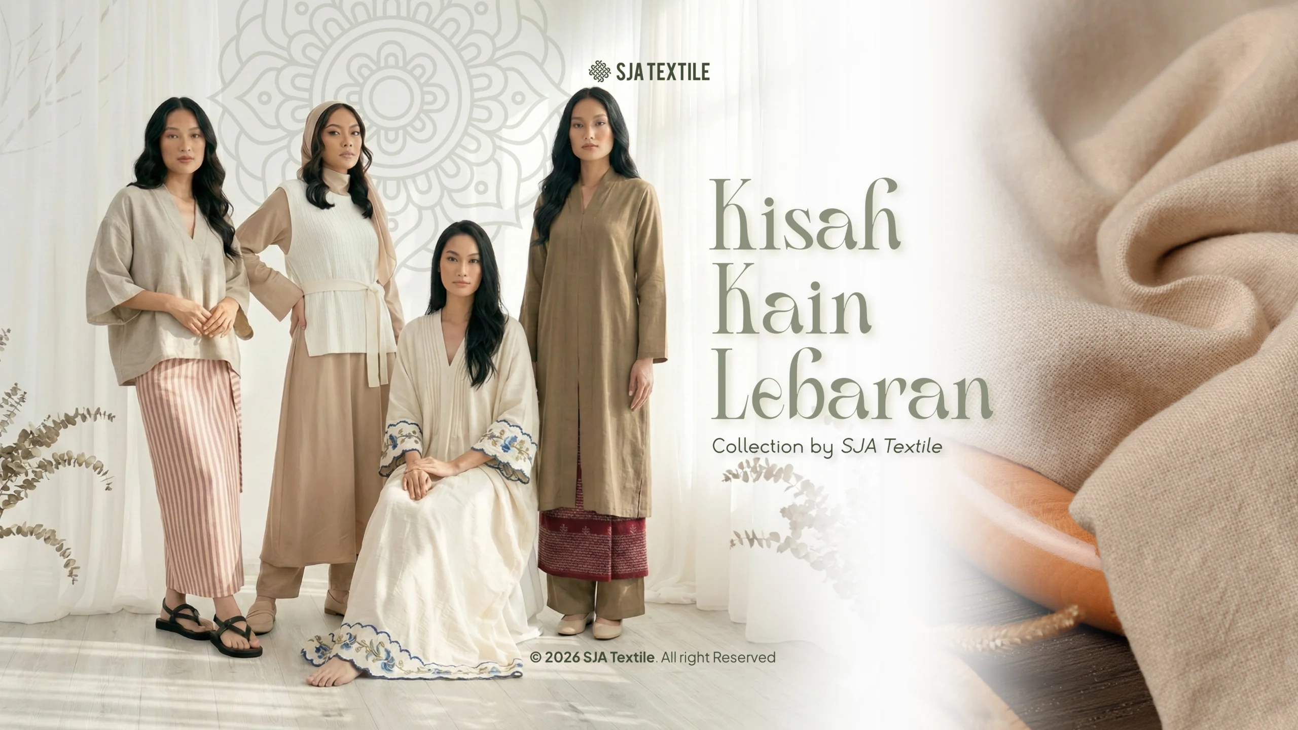 SJA Textile Toko Kain Terbaik di Bandung - Headline Section - Kisah Kain Lebaran