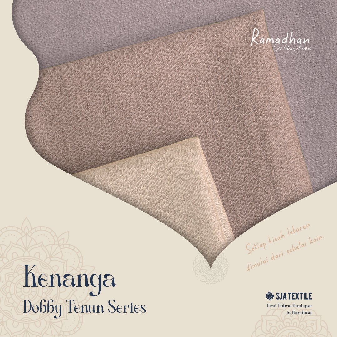 SJA Textile Toko Kain Terbaik di Bandung - Thumbnail Product Ramadhan Kisah Kain Lebaran - Dobby Tenun Series Kenanga