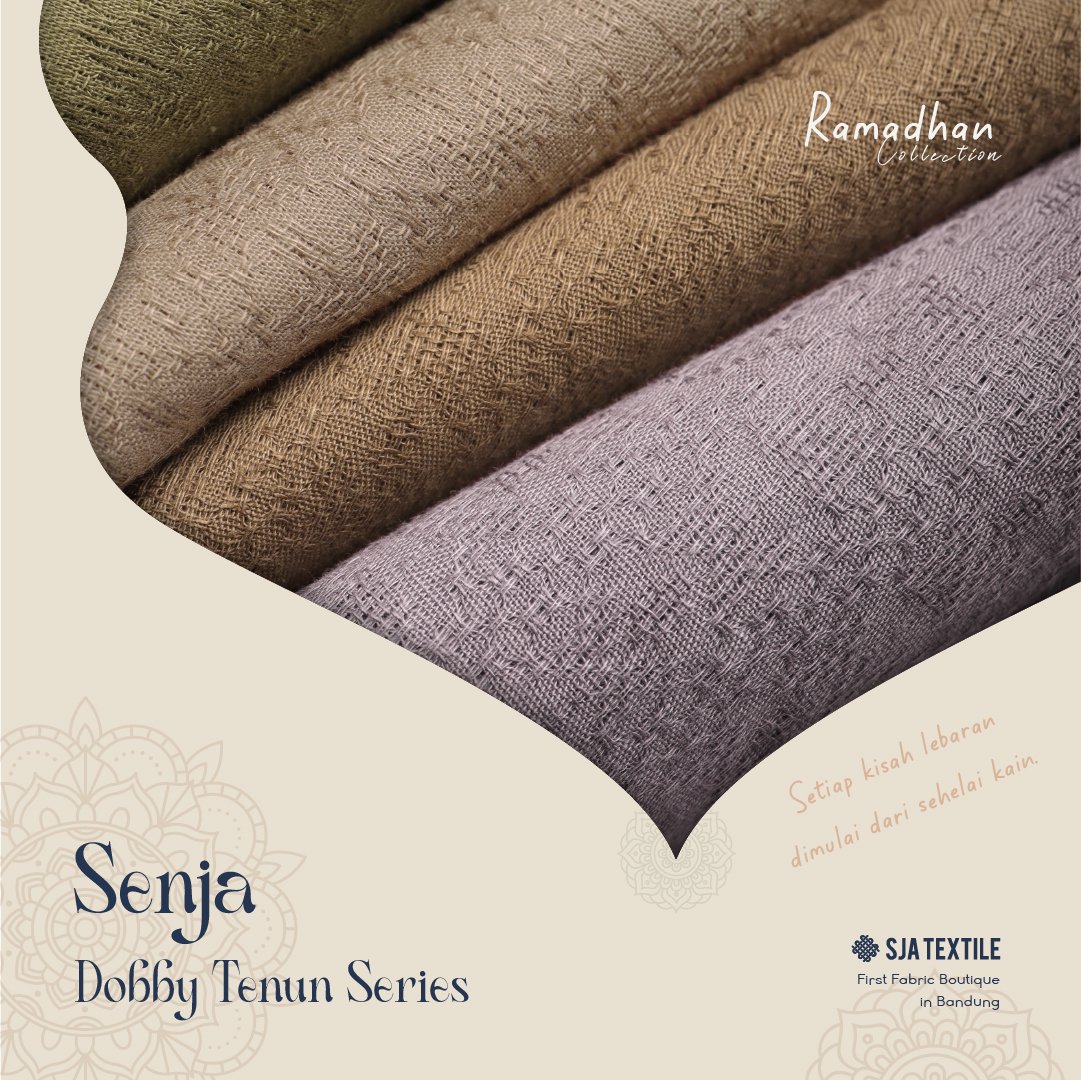 SJA Textile Toko Kain Terbaik di Bandung - Thumbnail Product Ramadhan Kisah Kain Lebaran - Dobby Tenun Series Senja