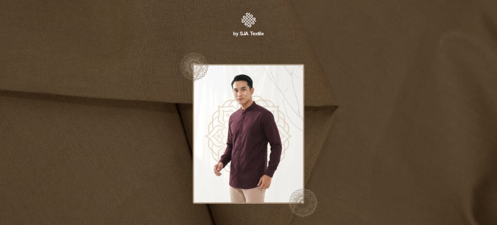 Trend baju lebaran pria - inspo papillon kain katun poplin SJA Textile Toko Kain Bandung