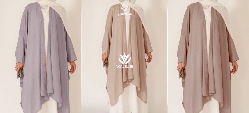 inspirasi outfit dari bahan voal elise - sja textile toko kain bandung
