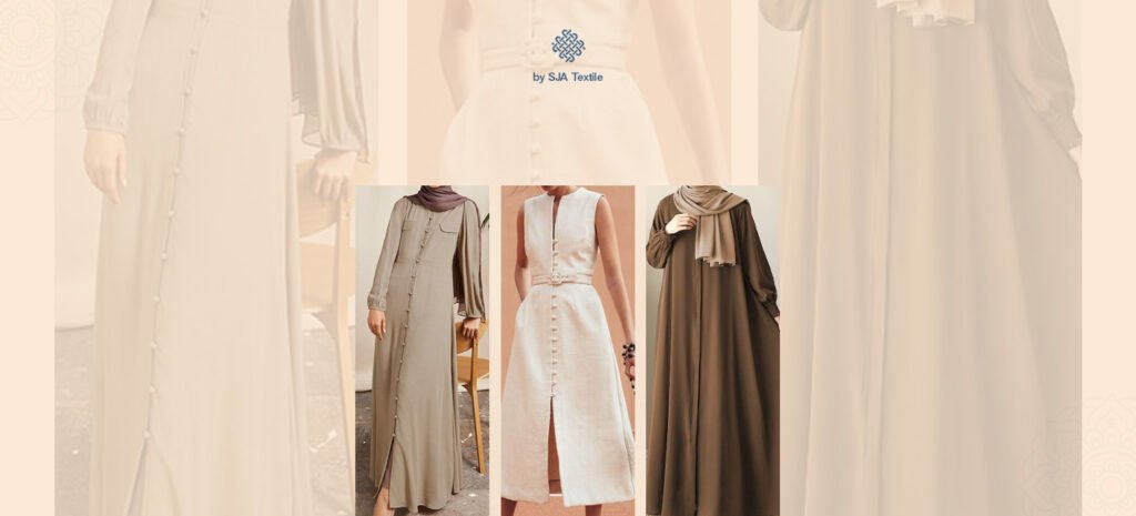 perbedaan dress gamis dan abaya - sja textile toko kain bandung