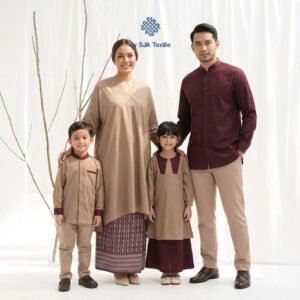 Kain untuk Sarimbit Keluarga SJA Textile Toko Kain Bandung