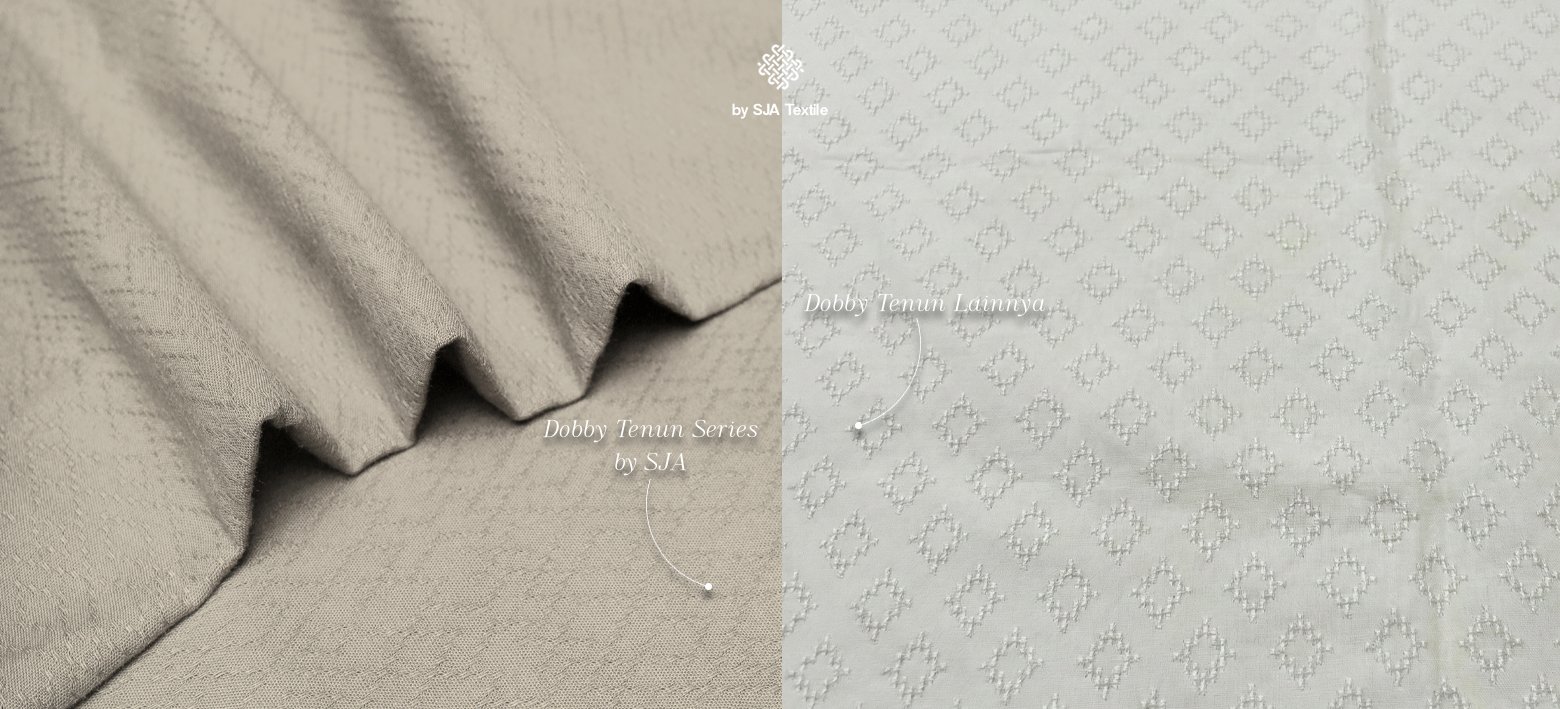 Perbedaan Dobby Tenun SJA Textile VS Dobby Pasaran Toko Kain Bandung